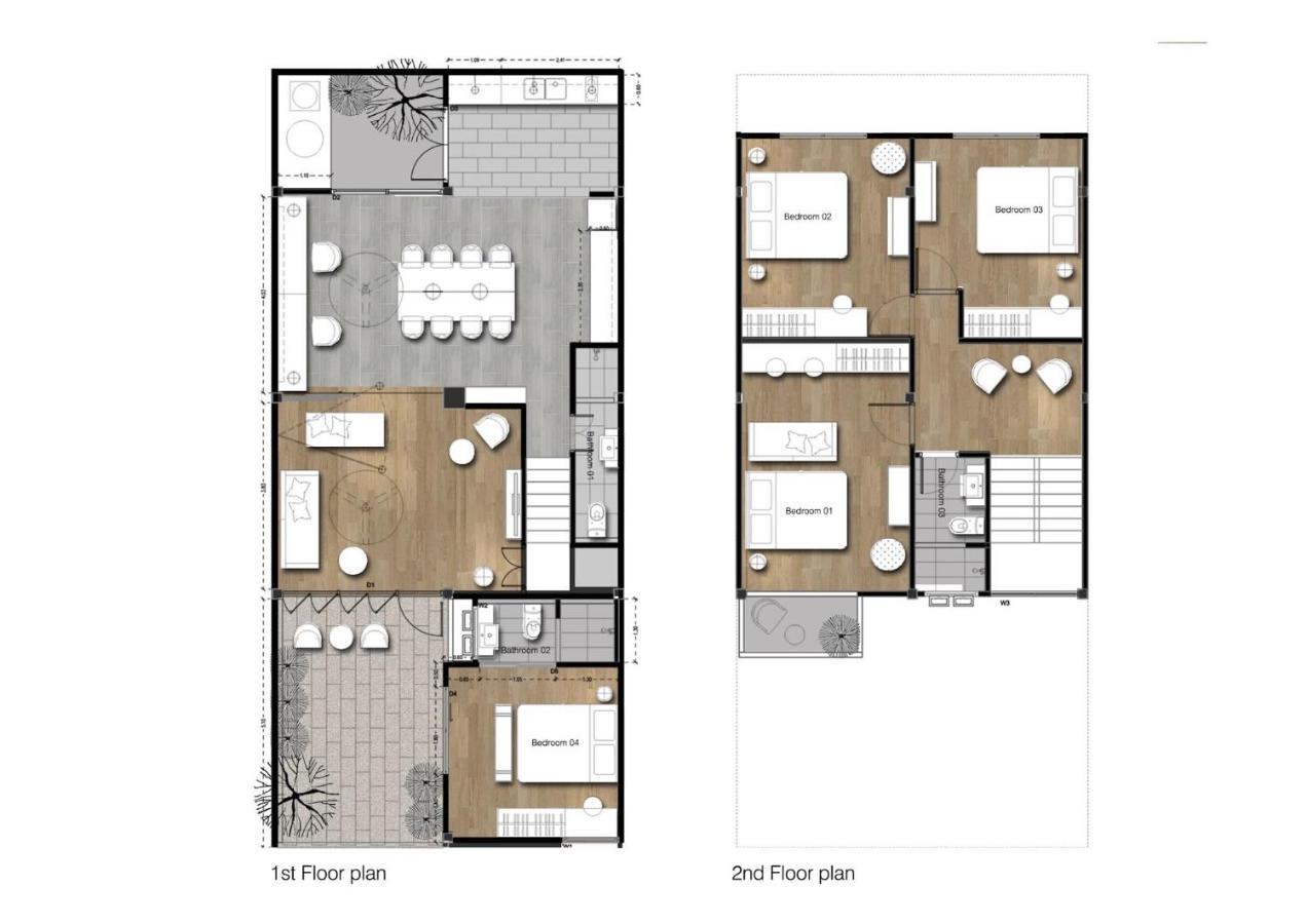 Villa Aridom Designer Loft House Bangkok Esterno foto